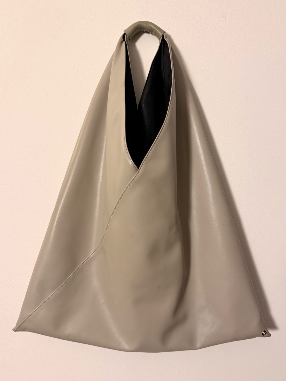 MM6 Maison Margiela Gray Triangle Tote - Picture 2 of 15